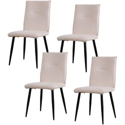 HTI-Living Stuhl Salinas Velvet Creme