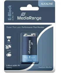 MediaRange Batterie Alkaline E-Block 6LR61 9V