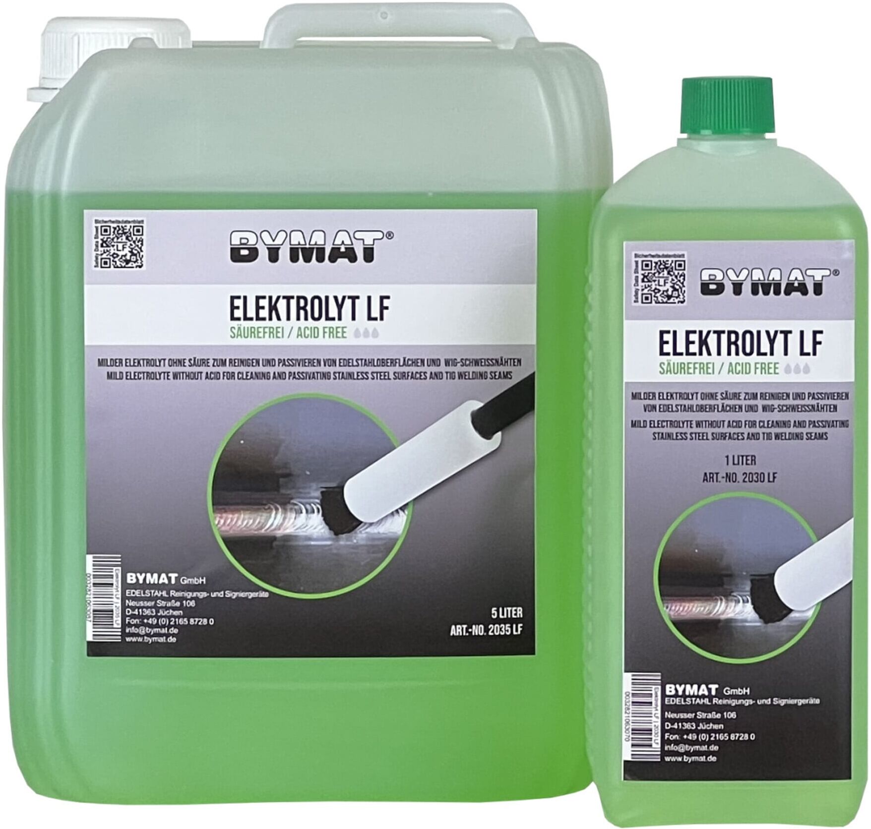 schweisskraft Elektrolyt LF Reiniger 1000ml glänzende Stähle (1232030LF)