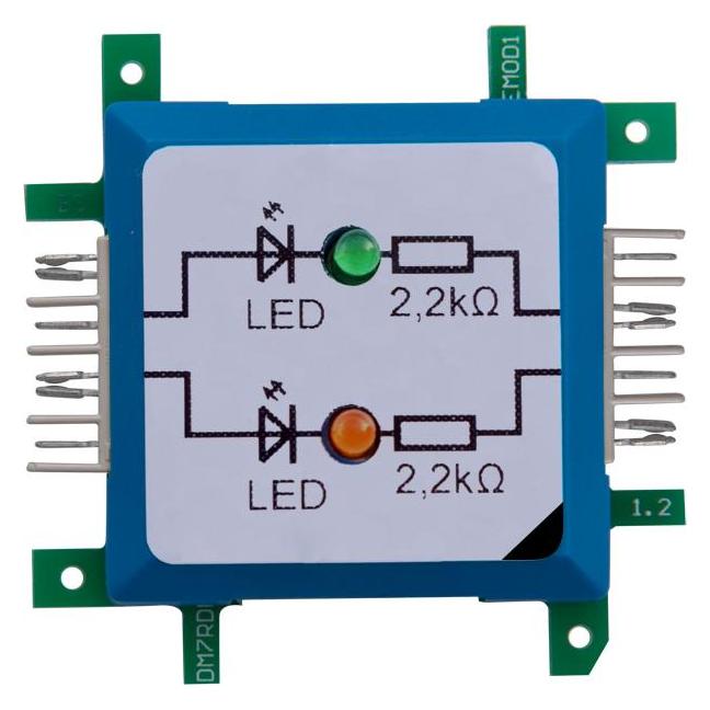 Allnet BrickRknowledge Doppeldiode Grün / Orange (Diverse) (ALL-BRICK-0409)
