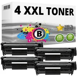 Druckfuxx, Toner, 4x TONER KARTUSCHE für CANON 703 LBP-2900 LBP-2900b LBP-3000 i-SENSYS Patrone