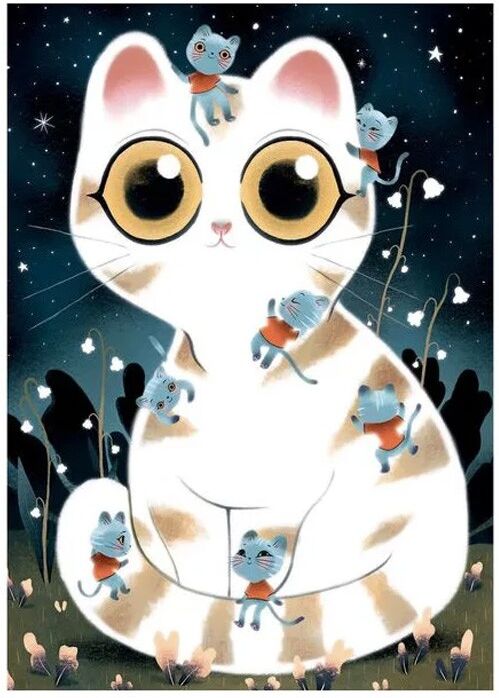 Puzzle Chats câlins 50 pcs - Djeco
