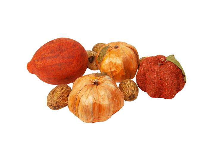 Potpourri-Mix Pappmaschee, 420 Gramm, Kürbis