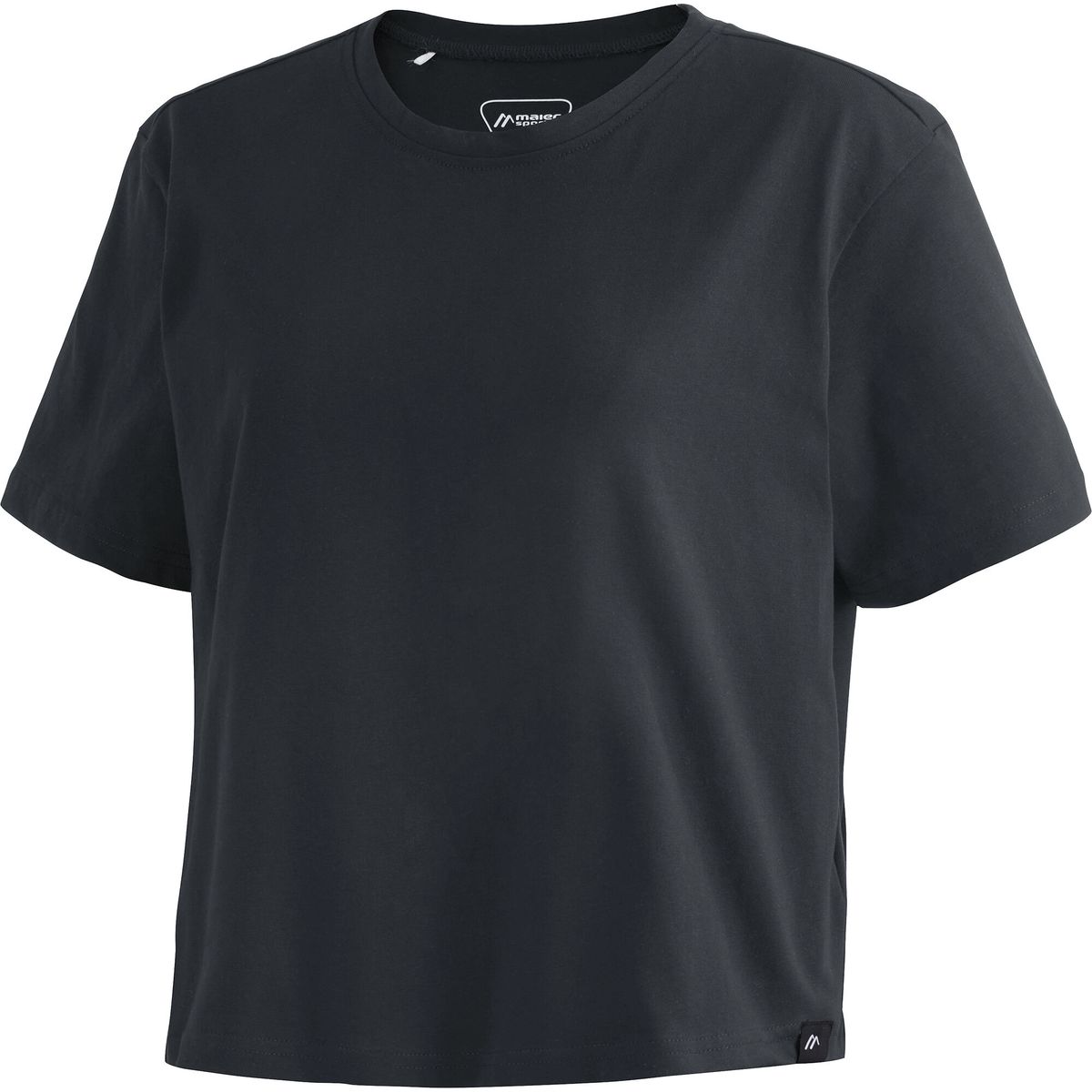 Maier Sports MS FAV Tee Cropped Women black (M10900) S 3006327-M10900-S