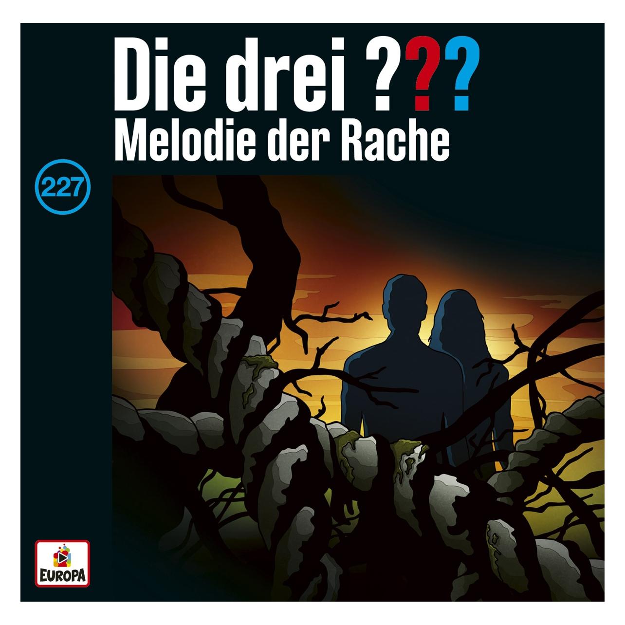 Europa Die drei DREI FRAGEZEICHEN 227 - Melodie der Rache (2LP) (Die drei DREI FRAGEZEICHEN) (58841241)