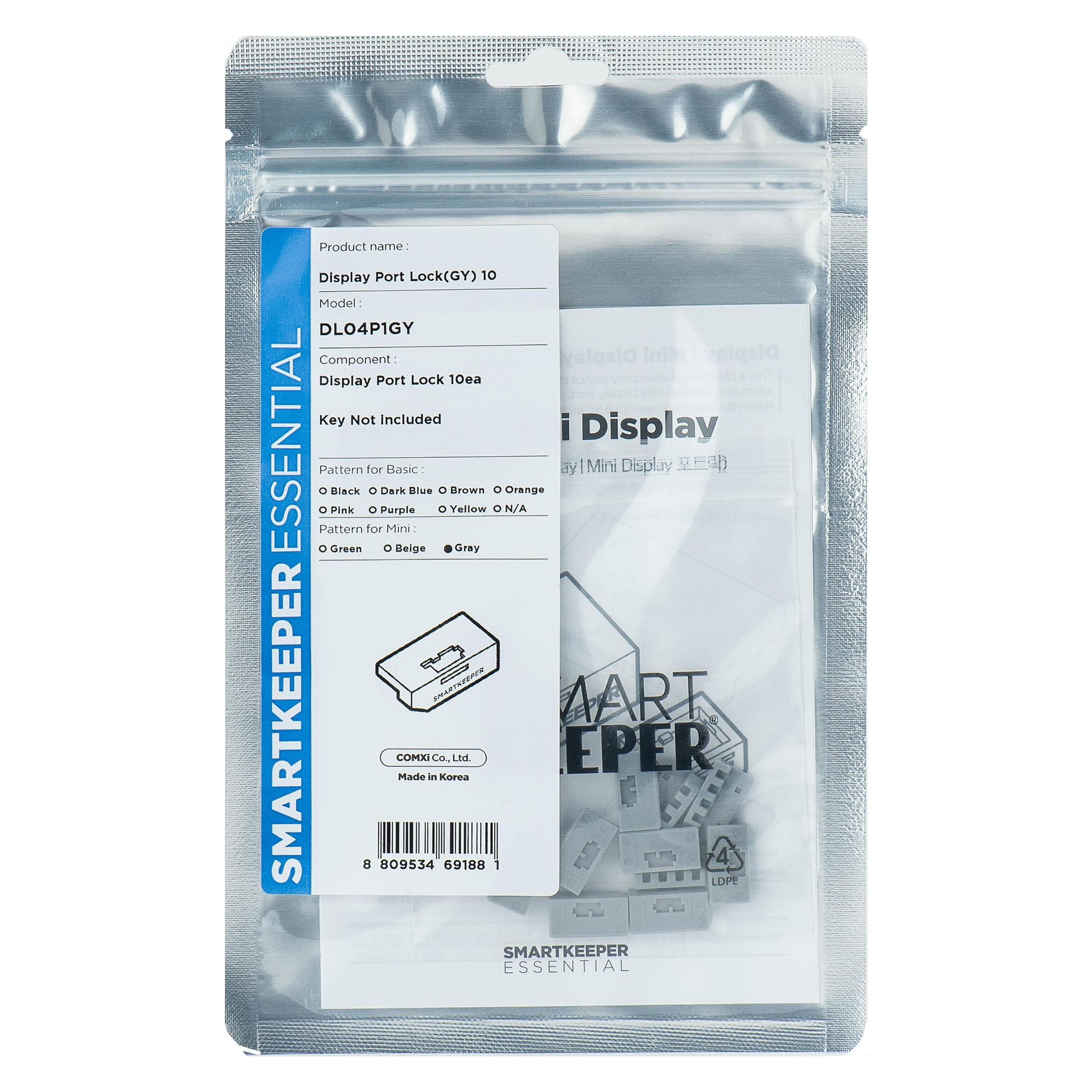Smart Keeper Mini Display Port Blocker grau 10 Stk. (DL04P1GY)