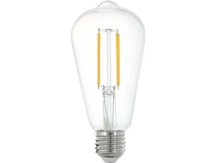 Eglo Leuchtmittel LEDE27 Glas E27 6 W - Farbe: transparent - LED - Lichtfarbe: Helles Neutralweiss- LED Leuchtmittel