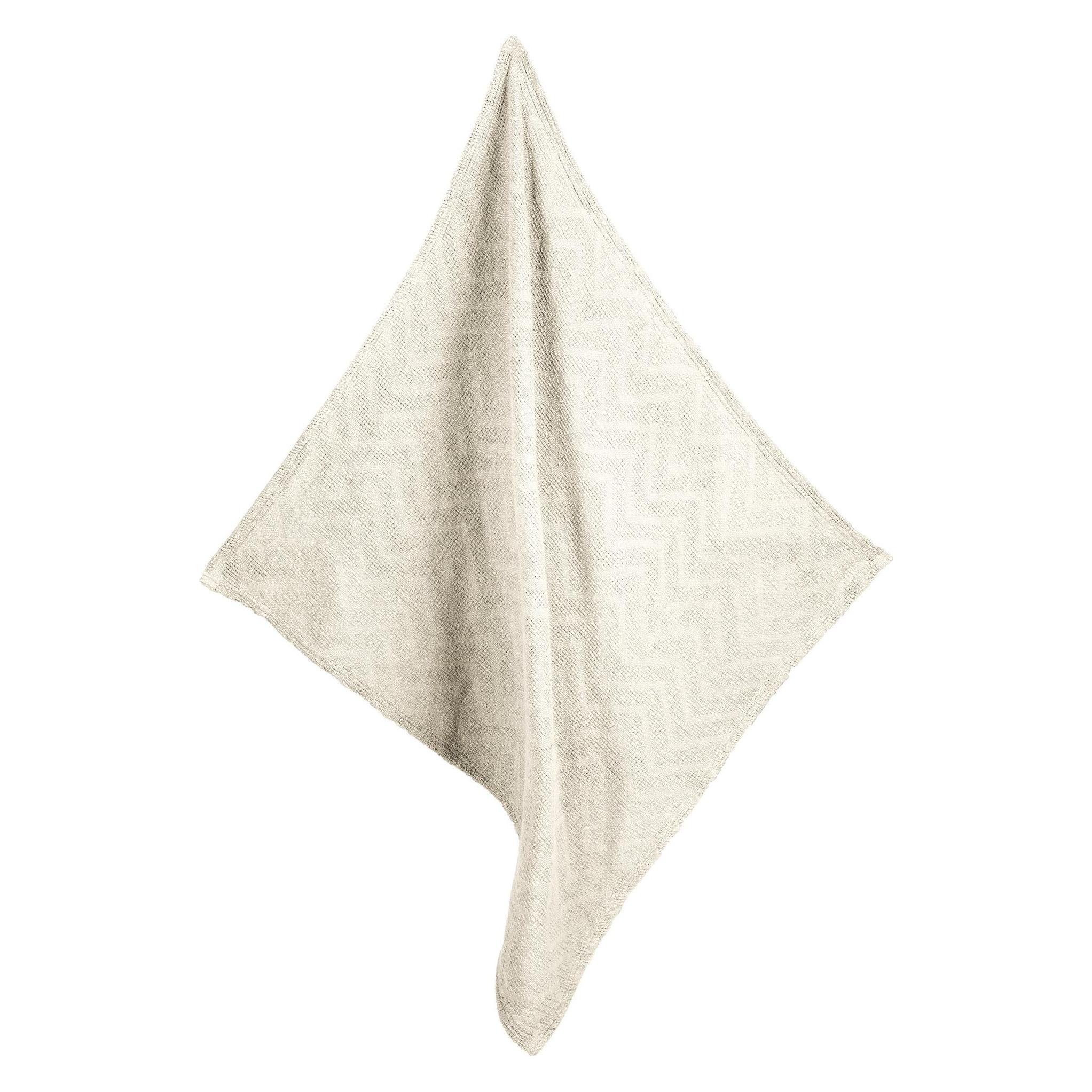 Roba Decke in Strickoptik 'Seashells' oyster (80 x 80 cm) (306113G281)
