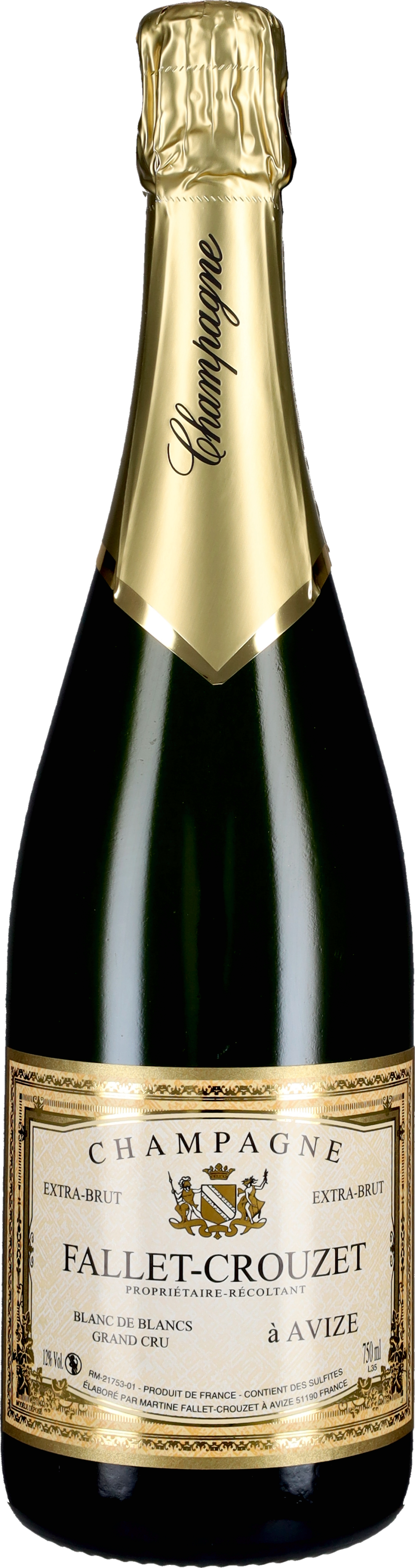 Fallet-Gourron Champagne Extra Brut Blanc de Blancs Grand Cru Fallet