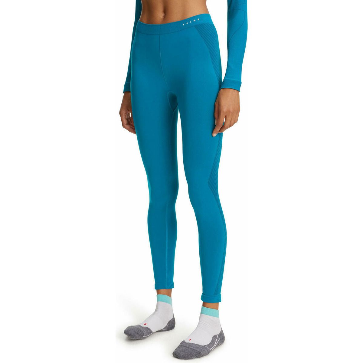 Falke Trend Damen Skiing Tights Warm peackock (7791) (7791) XS 39141-7791-XS