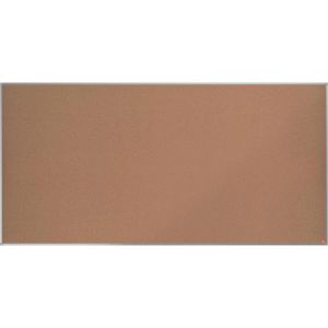 Nobo Pinnwand Essence 1915348, braun, aus Kork, mit Aluminiumrahmen, 240 x 120 cm