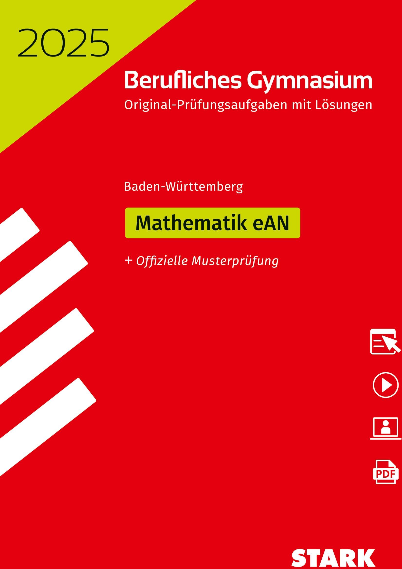 STARK Abiturprüfung Berufliches Gymnasium 2025 - Mathematik eAN - BaWü - Preis vom 30.09.2026 09:01:18 h