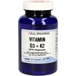 VITAMIN D3+K2 GPH Kapseln 120 St