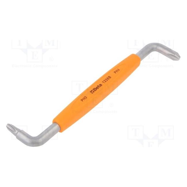 Beta Tools Beta 012380203 Phillips-Winkelschraubendreher Ph 3-4 PH (012380203)