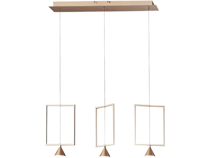 Pendellampe Dane Gold edelmatt Metall 2260 lm B 73 cm - LED - Lichtfarbe: Warmweiss - LED Energiesparlampen