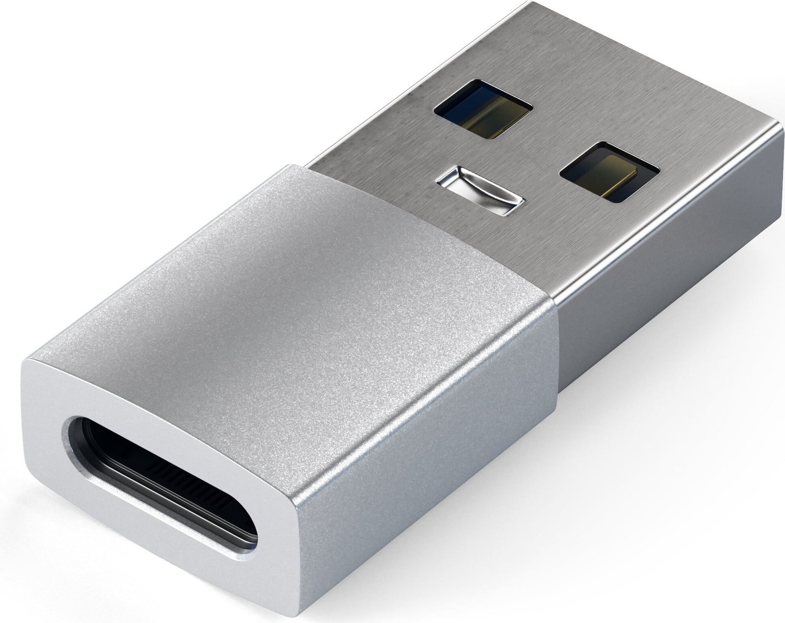 Satechi USB-A naar USB-C adapter - Zilver
