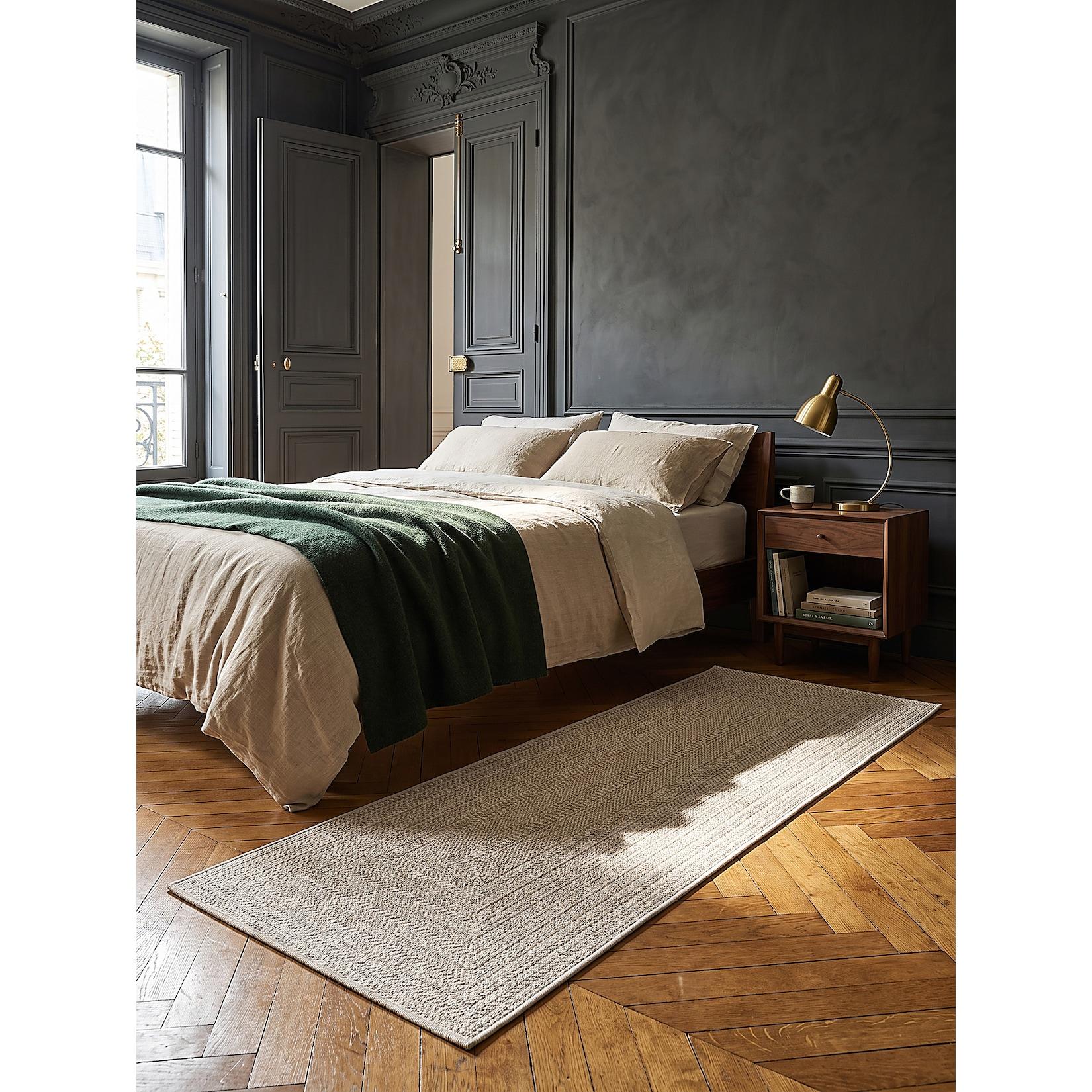 Läufer Flachgewebe Creme 80x250 cm - CORDEV Kadima Design