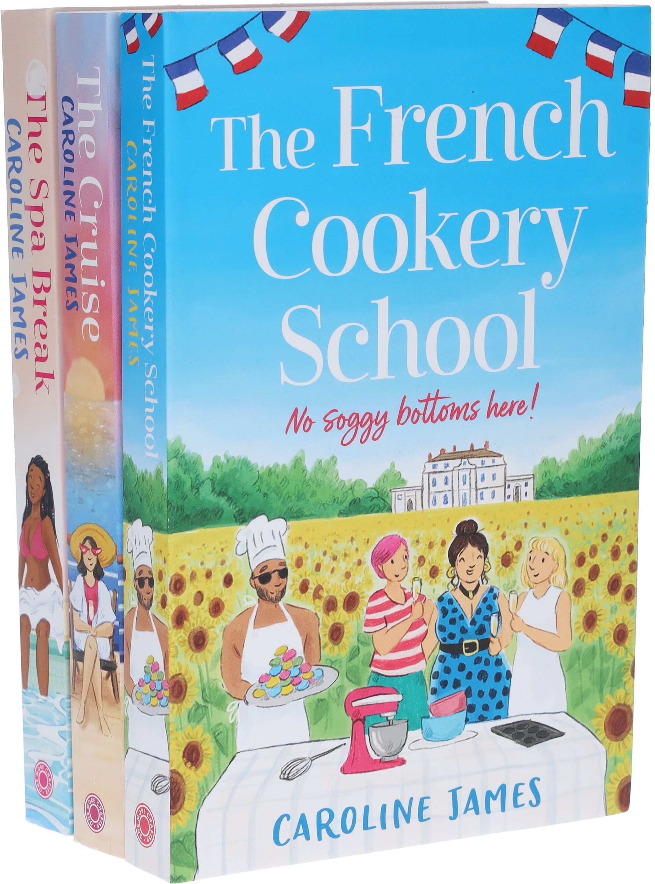 Caroline James: The Spa Break, The Cruise & The French Cookery School 3 Books Collection Set - Fiction - Paperback HarperCollins Publishers