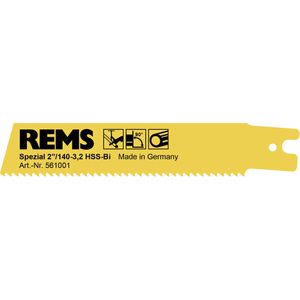 Rems Säbelsägeblatt 2 Zoll/140-3,2, 561001 R05, 140mm, für Stahl- und Gussrohre, 5 Stück