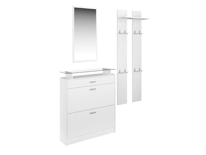 Garderobe Set KASPER 3-teilig weiss