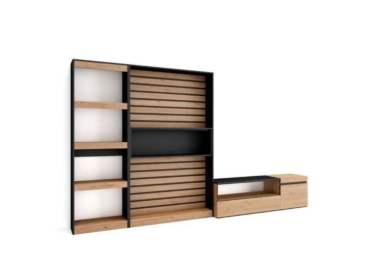 Ensemble Meuble TV Meuble Salon Complet 320x186x35cm Chêne RF2590