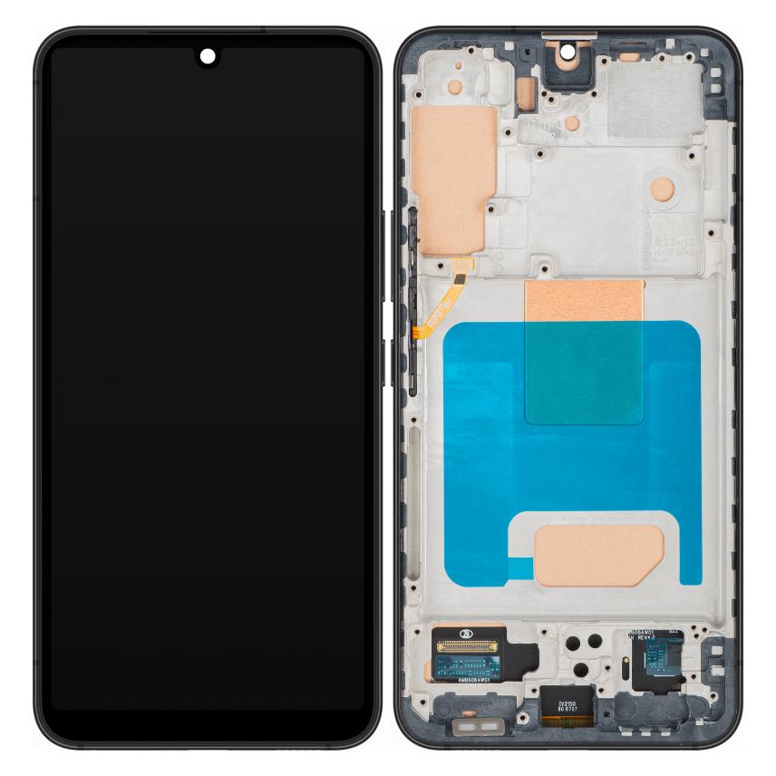 MP Display Unit fur Galaxy S22 5G S901, Black (Display) (65280301)