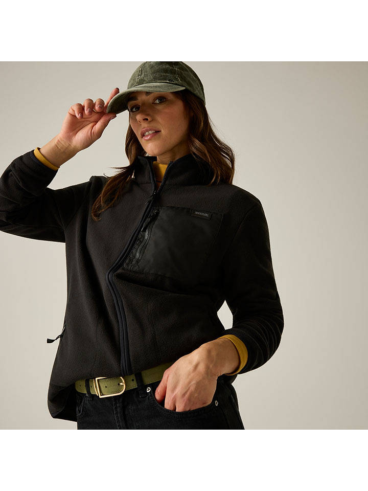 Regatta Fleecejacke "Frankie" in Schwarz - 44