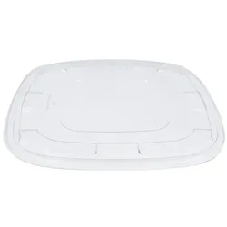 MONOUSO - Plastikdeckel rPET Transparent von 13x13cm (50 Stück)