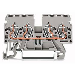 WAGO 870-832 Durchgangsklemme 5 mm Zugfeder Orange 100 St. Piece