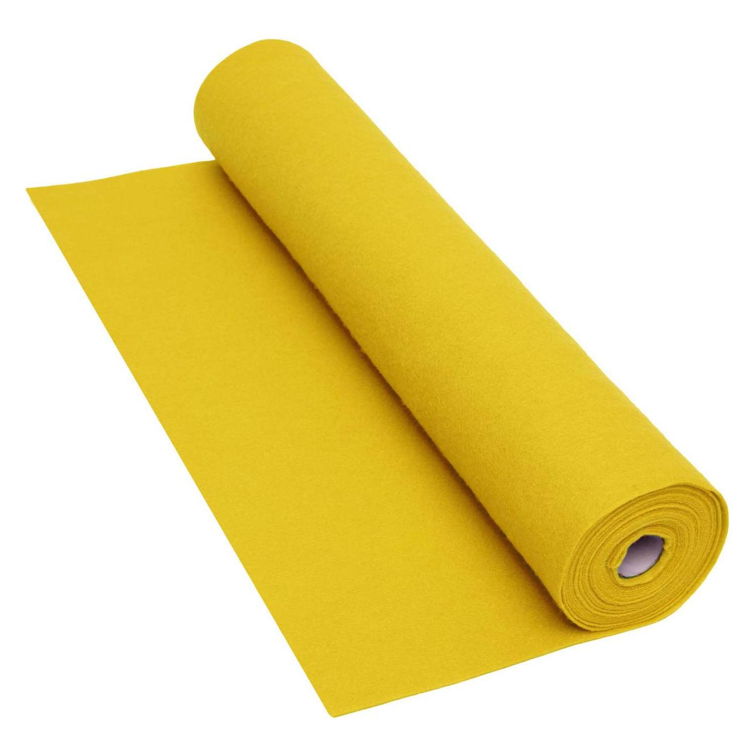 Colorations - Gelbe Filzrolle - 160 g/m², 5 m x 45 cm (55623526)