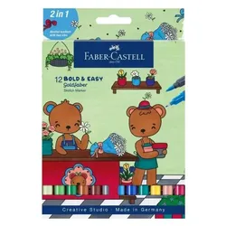 Faber-Castell 164815 Marker 12 Stück(e) Mehrfarbig
