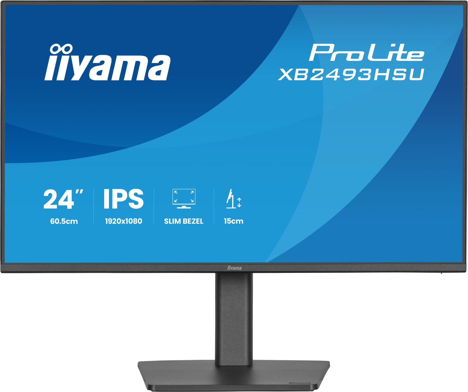 iiyama ProLite XB2493HSU-B1 Monitor 60,5 cm (24") mattschwarz