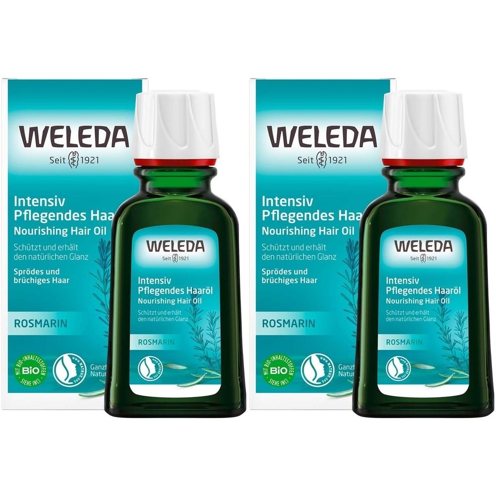 Weleda Haaröl Intensiv Pflegend 2x50 ml Shampoo