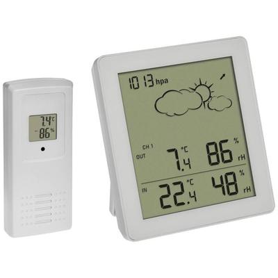 TFA Dostmann CLEAR 35.1168.02 Funk-Wetterstation Vorhersage für 12 bis 24 Stunden Anzahl Sensoren max. 3