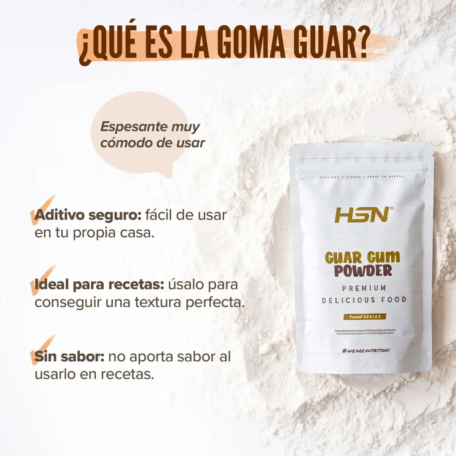HSN Goma guar en polvo 1kg - Espesantes - Polvo -   Servicios