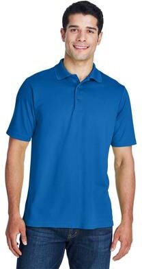 CORE365 88181 Men's Origin Performance Piqué Polo Shirt in True Royal Blue size 4XL   Polyester