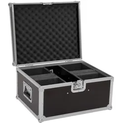Roadinger Flightcase 4x AKKU UP-4 Entry/IP UP-4 Entry (Universal), Audio Racks + Cases, Braun