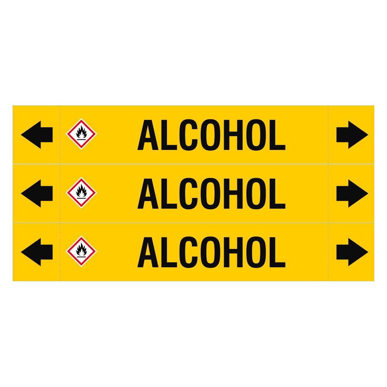 Brady ASME - Rohrmarkierer - Alcohol (ASMEPM-37X230MM-ALCOHOL)