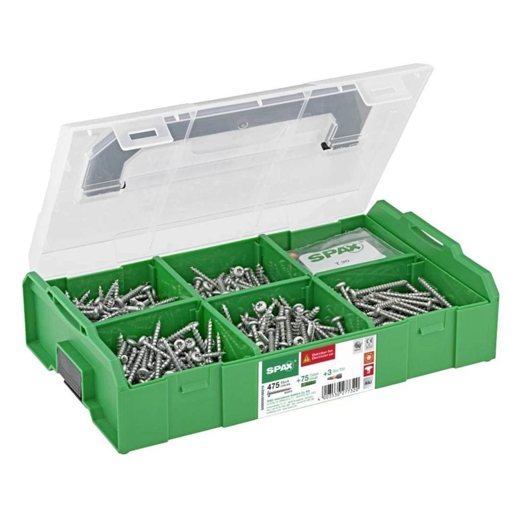 Spax Schraubenbox (475 Schrauben pro Stück) (5000009160219)