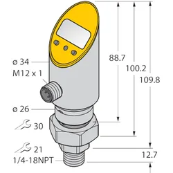 Turck Drucksensor PS016A5032UPN8XH1141
