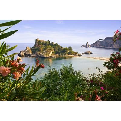 Fototapete PAPERMOON "Taormina Meer", bunt, B:3m L:2,2m, Vlies, Tapeten