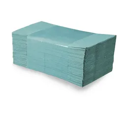 Papier-Falthandtuch (PAP-Recy) Zick-Zack V-Falz 1-lagig grün 25 x 23 cm