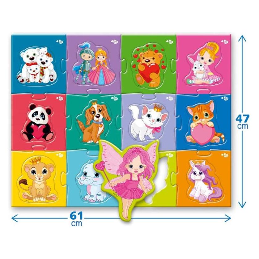 Activity Board Lernspiel, Bodenpuzzle - Cutie MAXI- Puzzle 24 (21968689)