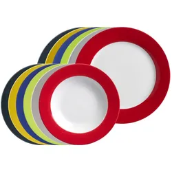 Ritzenhoff & Breker, Geschirrset, Doppio Tafelservice (12 Stk.)