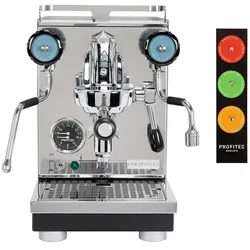Profitec Pro 400, Siebträgermaschine, Silber