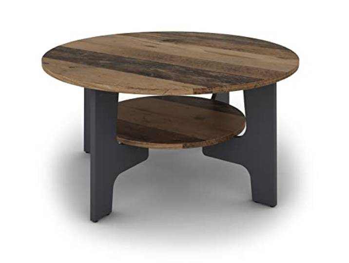 byLIVING Couchtisch JONNY, Ablageboden, Melamin Old Style, Melamin Graphit D 80, H 42,5 cm