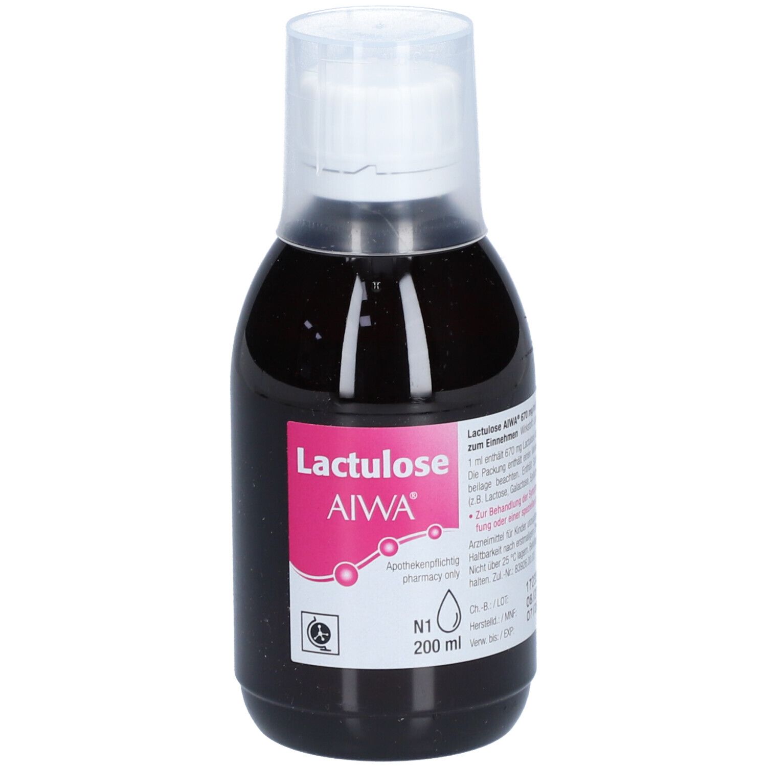 Lactulose Aiwa 670 mg/ml Lösung zum Einnehmen 200 ml