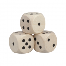 Halmakegel.com Augenwürfel - 30mm - Holz - natur 257436