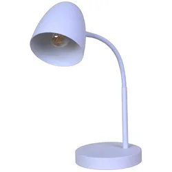 Tischlampe Tischleuchte Nachttischleuchte weiß Spot beweglich E14 H 40 cm