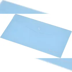 Dokumentenhülle DL mit Druckknopf pastellblau